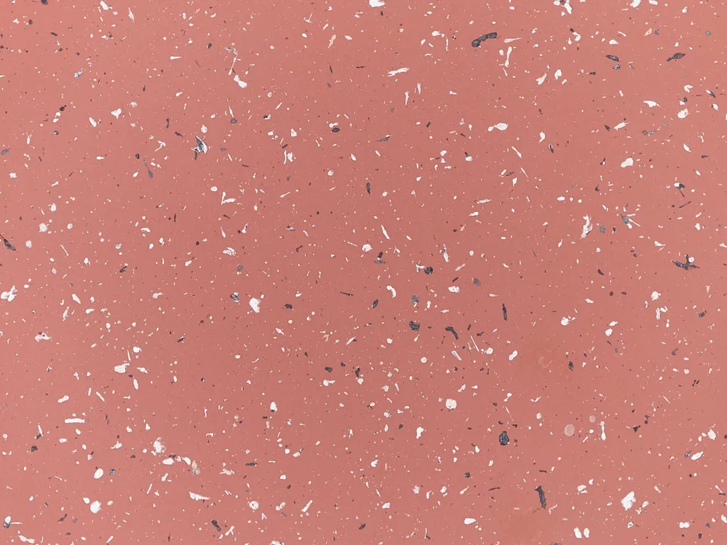 Bout de canapé design sablier rouge et table basse terrazzo Beliani - 7