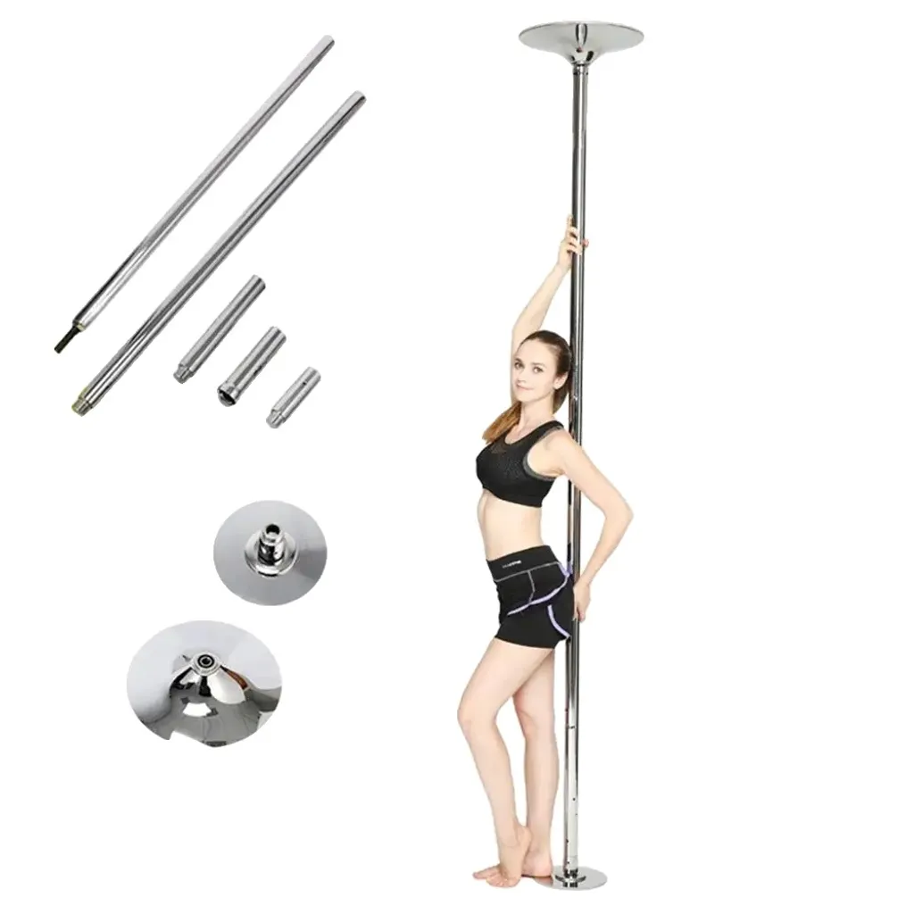 Barre de pole dance pour entraînement à la maison et fitness vertical