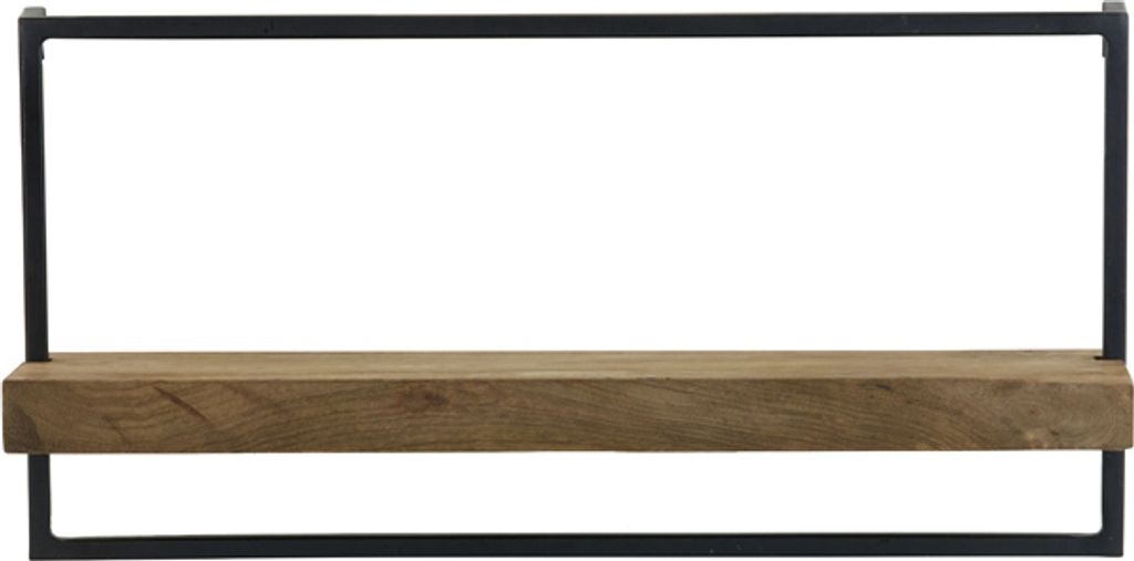 Light & Living - Wandregal MADDISON - 60x15x30cm - Braun