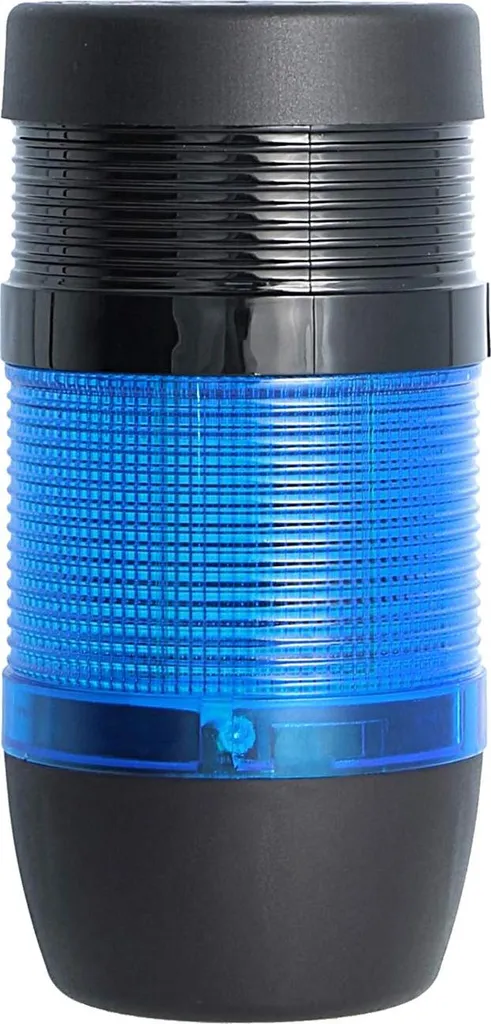 Colonne lumineuse bleue STEX24 70mm 24V SS70-B1/24 avec buzzer 90dB