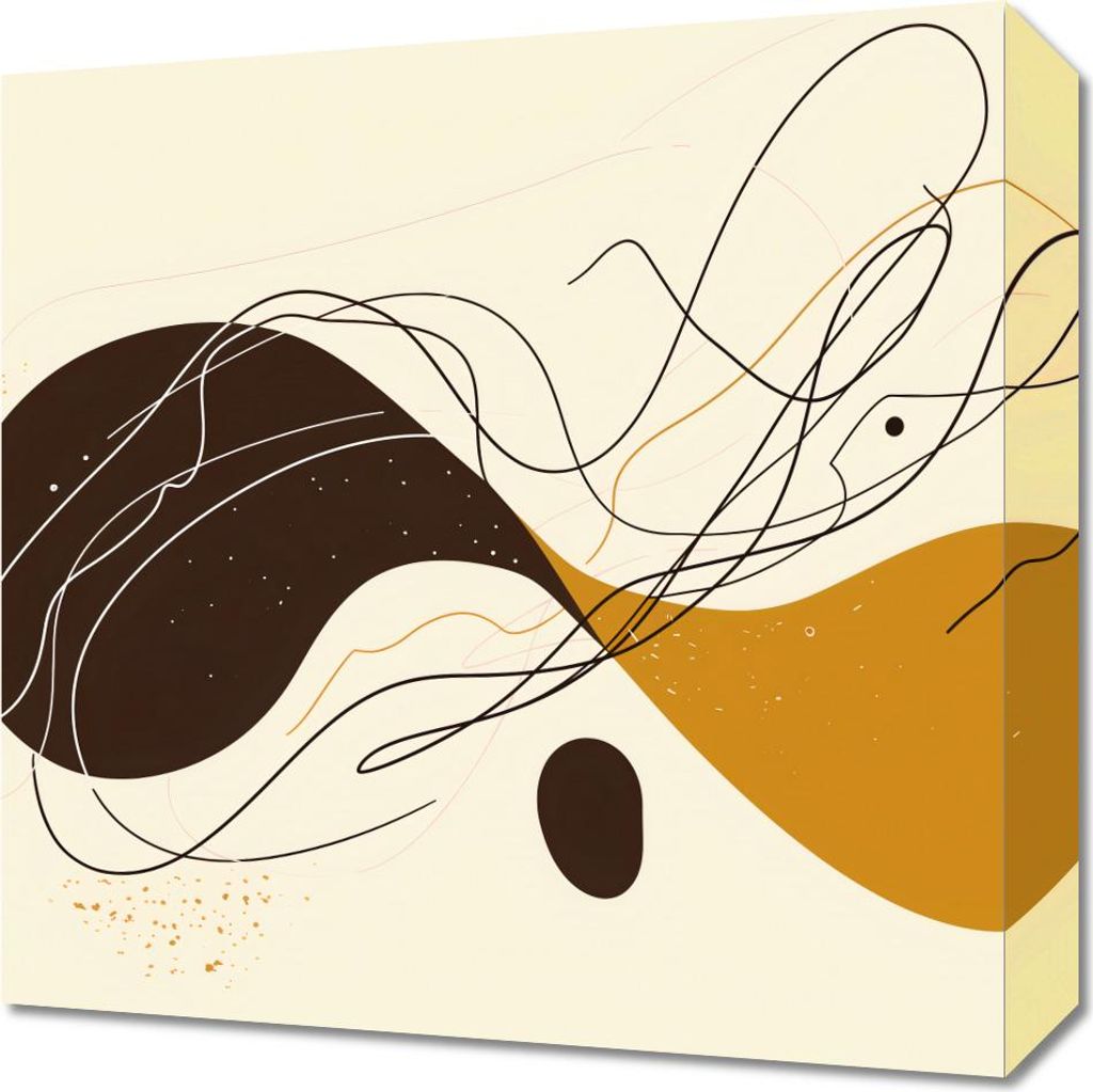 Bild 40x40cm Symphonie von Linien und Formen