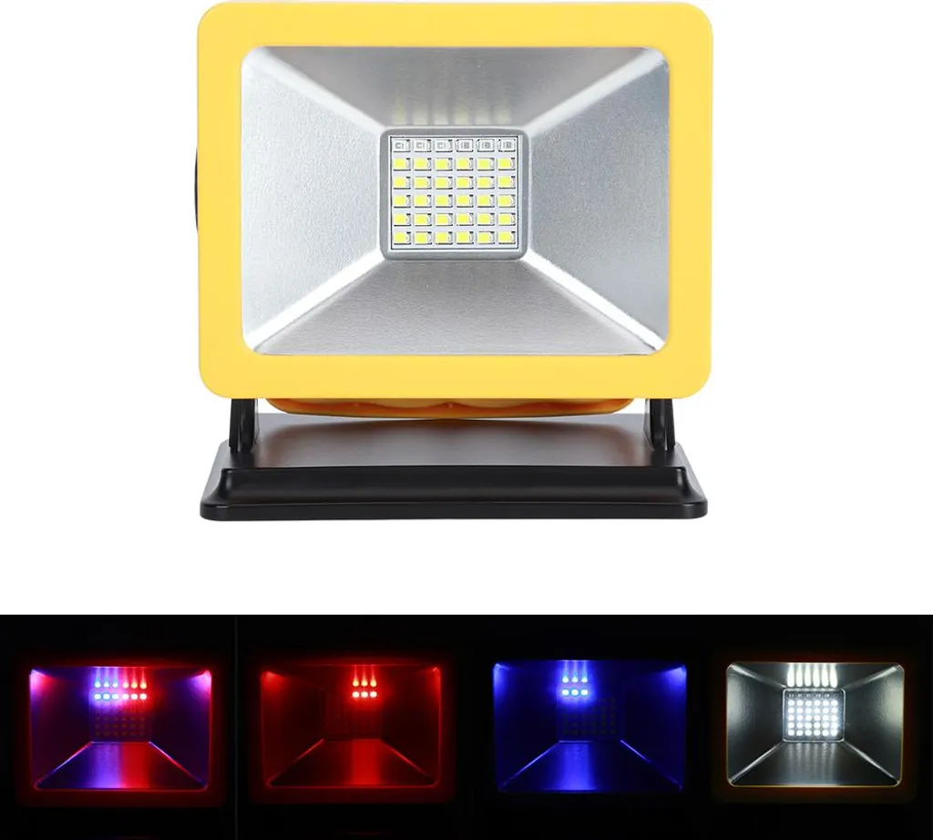 Projecteur LED 30W Rechargeable USB : La Solution Anti-Panne pour Éclairage de Secours