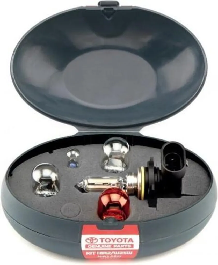 Coffret de lampes de rechange Toyota HIR2 et W5W pour éclairage automobile