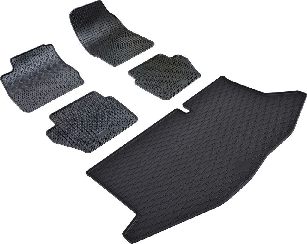 Z550062 Kofferraumwanne+Fußmatten passend für Ford Fiesta 6 Facelift Schrägheck Hatchback 5türer 2012-2017