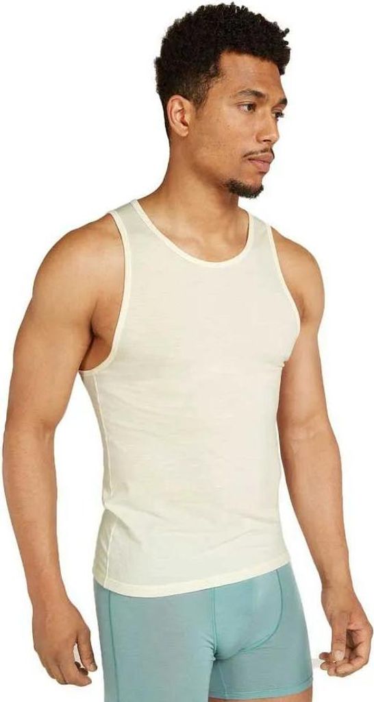 Icebreaker Merino 150 Anatomica Ärmelloses Baselayer Weiß M Mann Weiß M