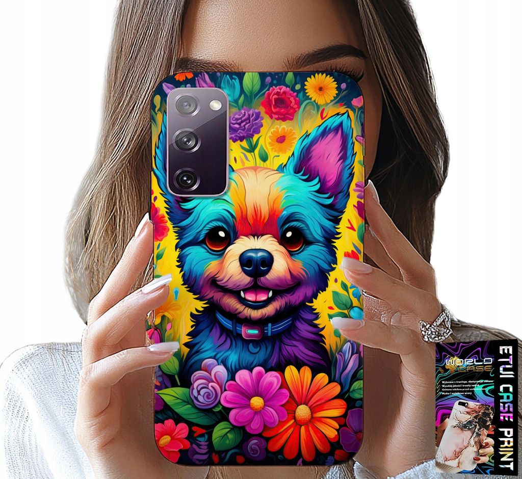Fall Für Samsung Galaxy S20 Fe - Florale Muster Hund Hund York Zurück