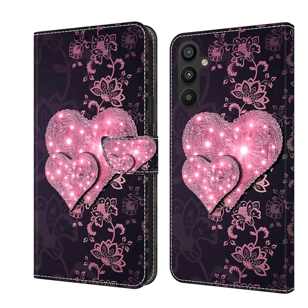 CLM-Tech Handyhülle kompatibel mit Samsung Galaxy A17 5G Hülle - Tasche aus Kunstleder - Klapphülle mit Ständer und Kartenfächern - Schutzhül...