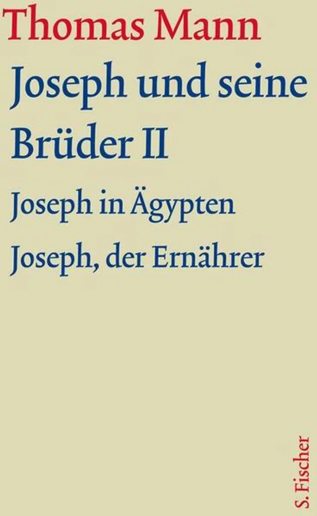 Livre de collection Joseph und seine Brüder II Thomas Mann