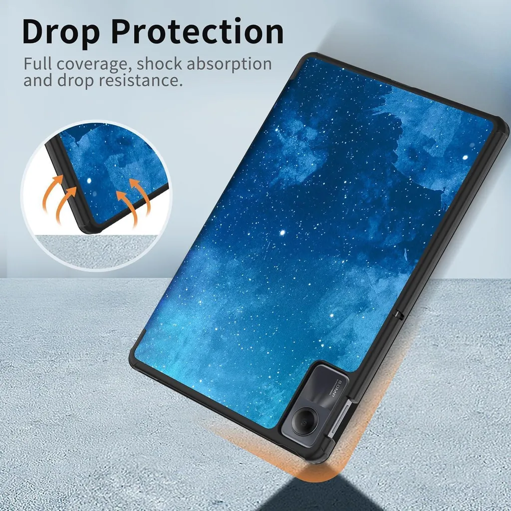 EasyAcc Xiaomi Redmi Pad SE 2023 Copertina 11 pollici Stelle Blu - 5