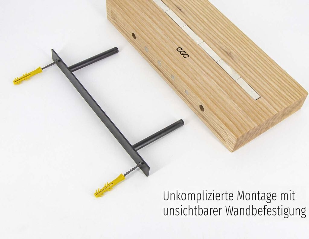 Schlüsselbrett mit Ablage Schlüsselhalter Magnetisch Flur Produktbild 8