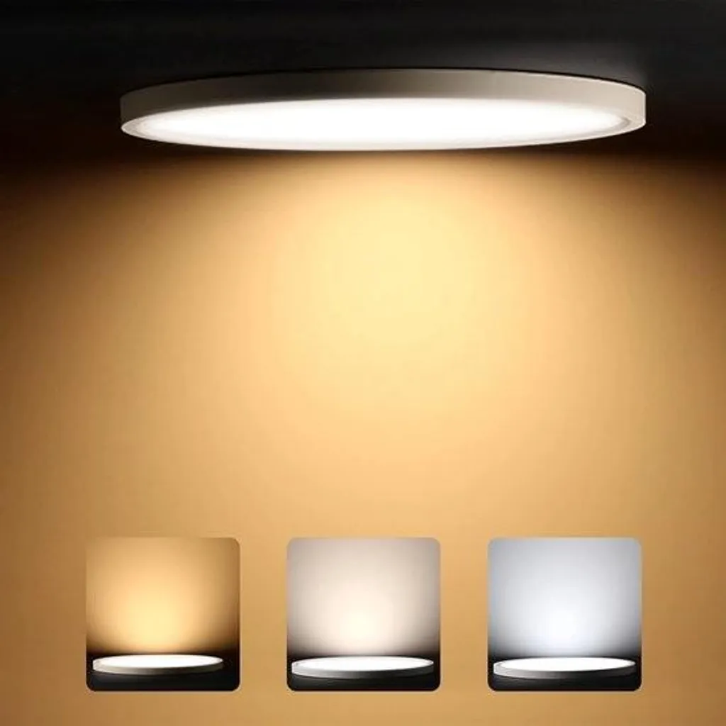 Lampe de Salle de Bain Moderne - Plafonnier Rond Premium Haute Qualité