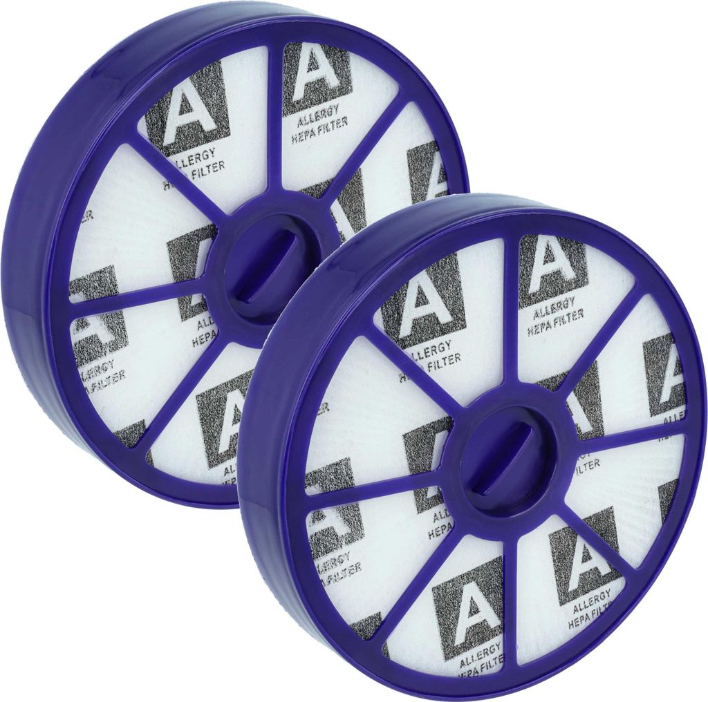 vhbw 2x Staubsaugerfilter Ersatz für Dyson 900228-01 für Staubsauger - HEPA-Filter Weiß Lila