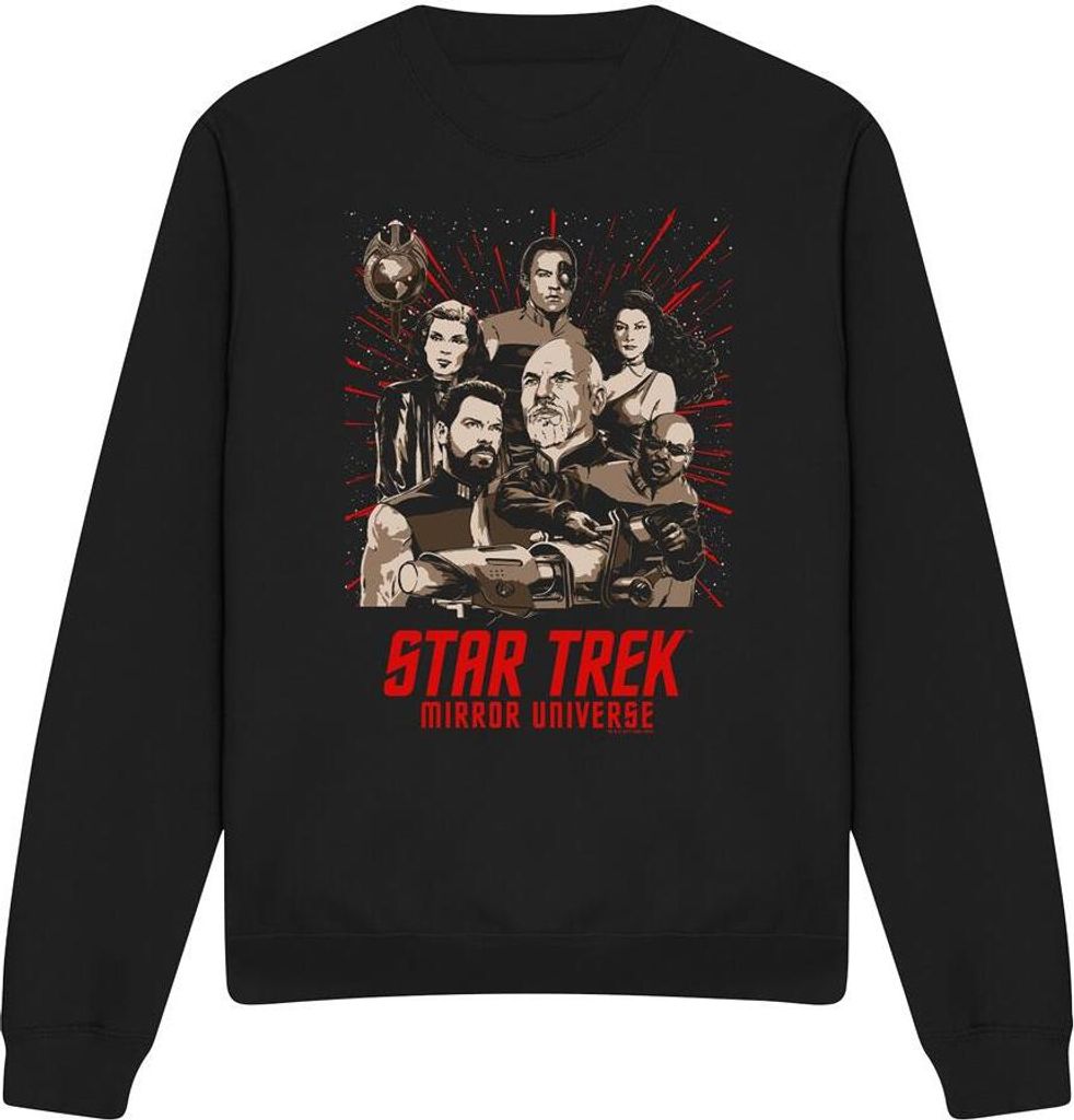Star Trek - Sweatshirt für Herren/Damen Uni TV12038 (XXL) (Schwarz)