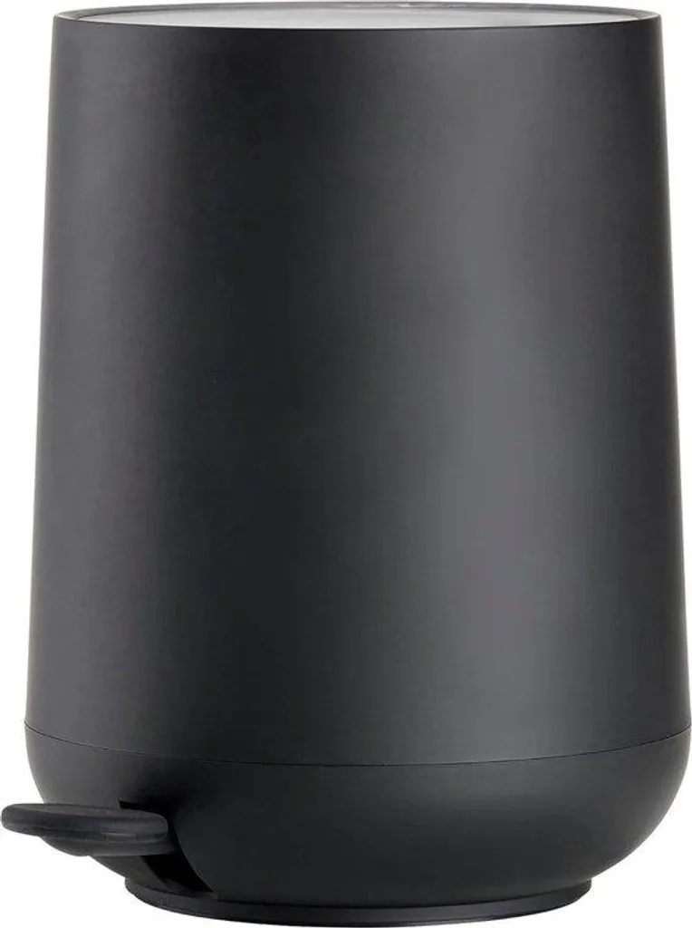 Poubelle cosmétique 3L noire mate - Format compact pour salle de bain