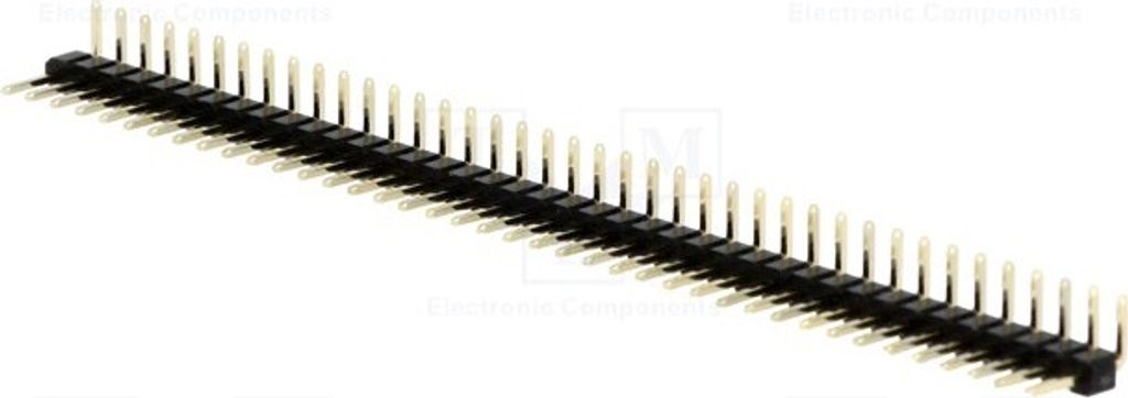 5x Stiftleiste männlich mit 90°-Winkel 2mm PIN: 40 Stift THT DS1025-02-1*40P8BR1