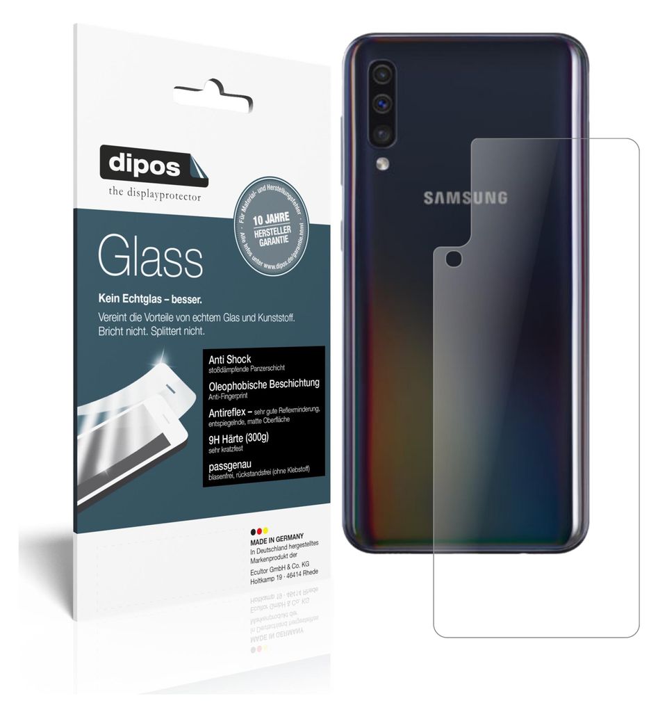 2x Schutzfolie für Samsung Galaxy A40 Rückseite matt - Produktbild 