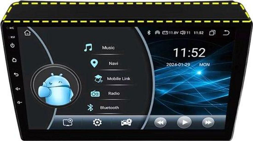 Autoradio mit Bluetooth und CarPlay für Fiat Ducato (2006–2015) – Kompatibel mit Apple und Android – Stereoanlage – Navigationssystem – ...