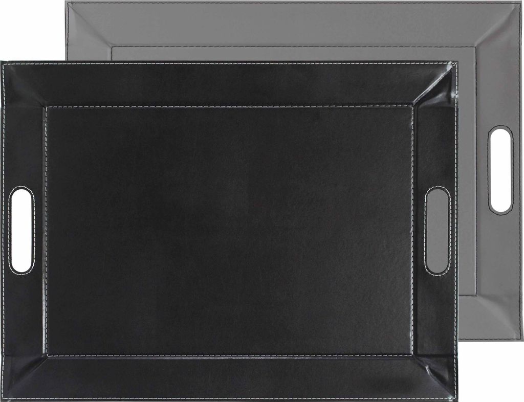 freeform Plateau / set de table Gris / Noir- 55 x 41 cm Image du produit 