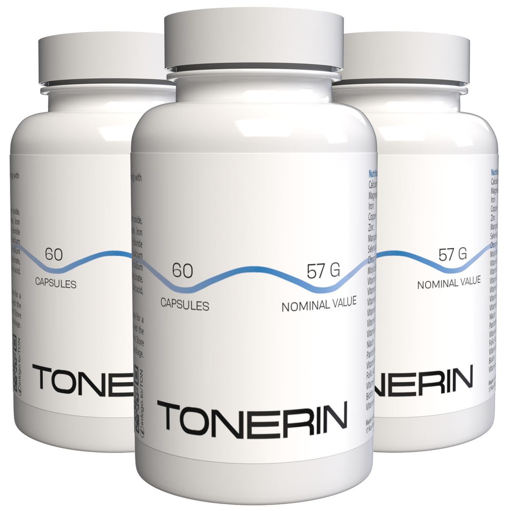 Tonerin- 180 Kapseln (3 x 60 Kapseln) - 3er Pack