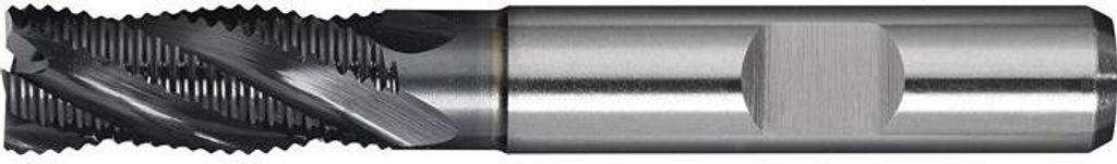 Schaftfrser DIN 844 Typ HR Nenn- 6 mm HSS-Co PM ALCRONA DIN 1835 B Schneidenanzahl 4 kurz