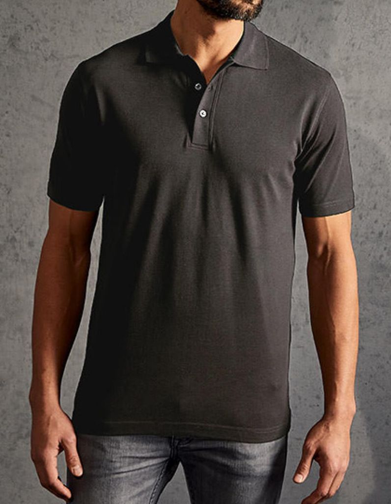Superior Poloshirt Herren, Charcoal, XL