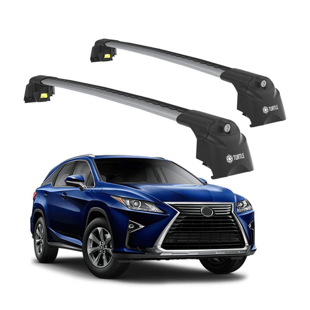 TURTLE DACHTRÄGER AIR-2 , Silber LEXUS RX AL20 2016 - 2024 (SUV)