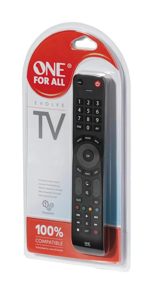 Heitech 4 In 1 Lernfähige Universal Fernbedienung One for All Universal Fernbedienung URC 7115 | Kaufland.sk