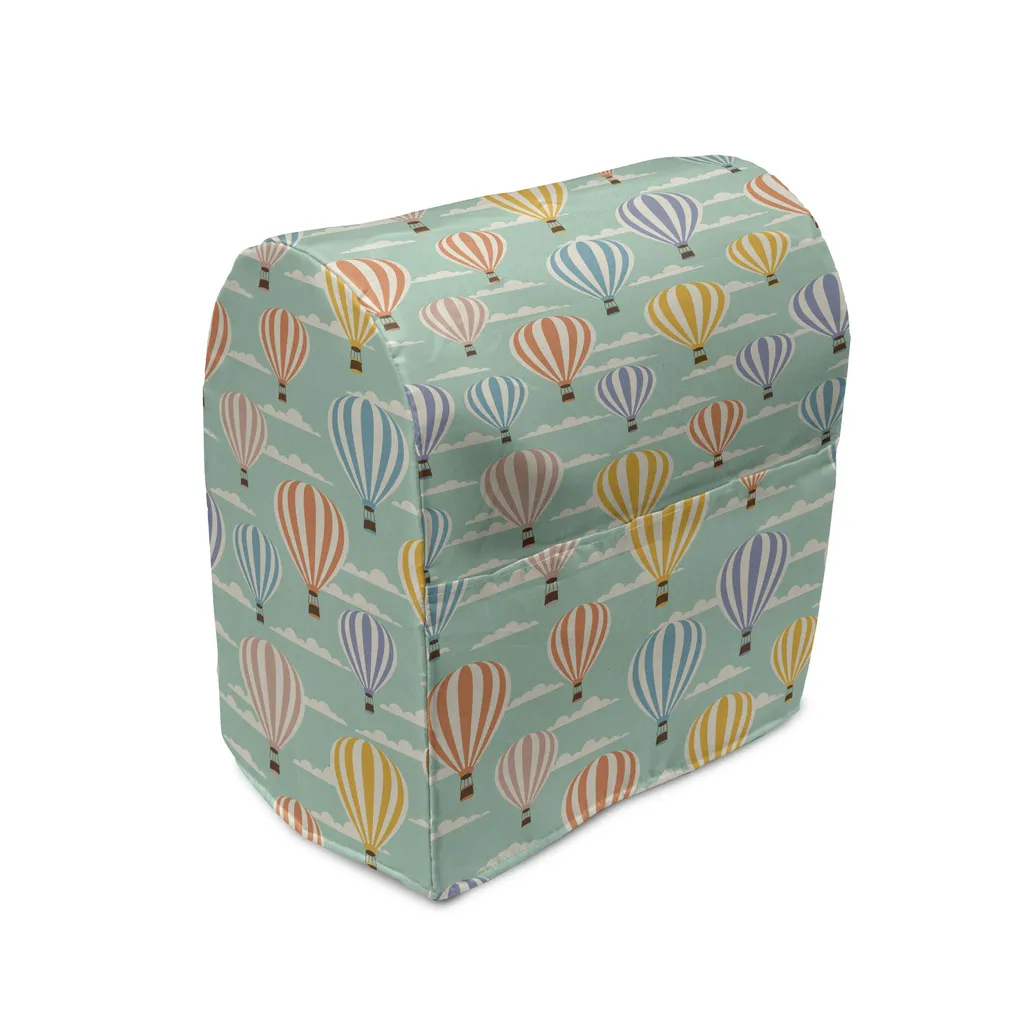 Housse de Mixeur Lavable Contre la Poussière et Graisse Motif Voyage