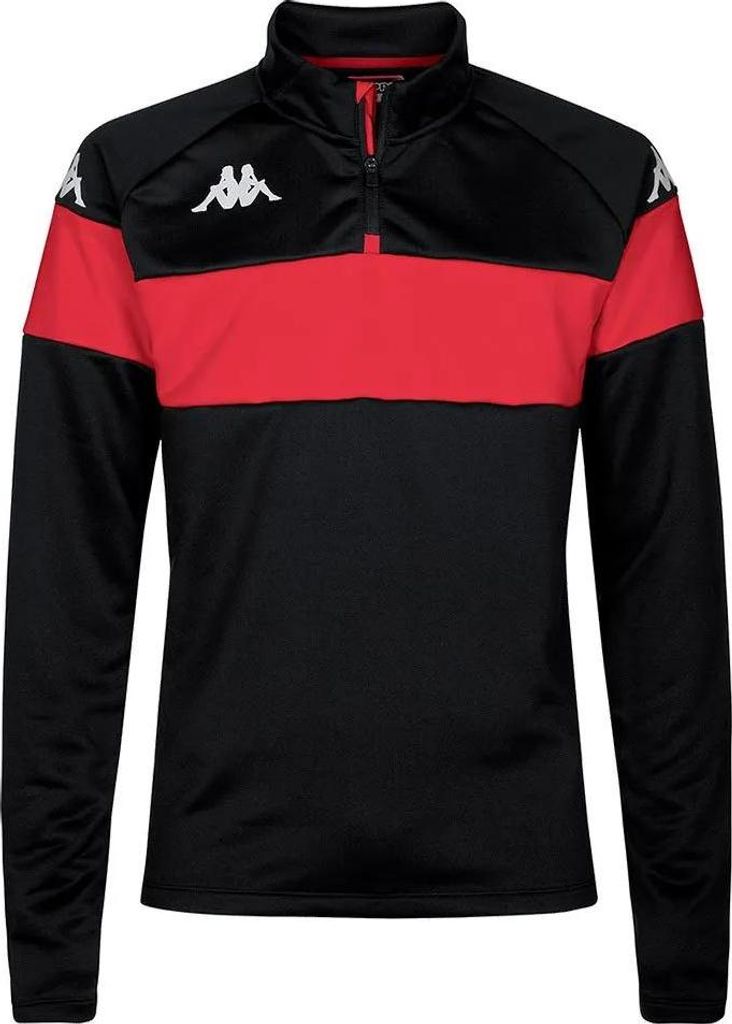 Kappa Dovare Halbreißverschluss-sweatshirt Schwarz M Mann Schwarz M