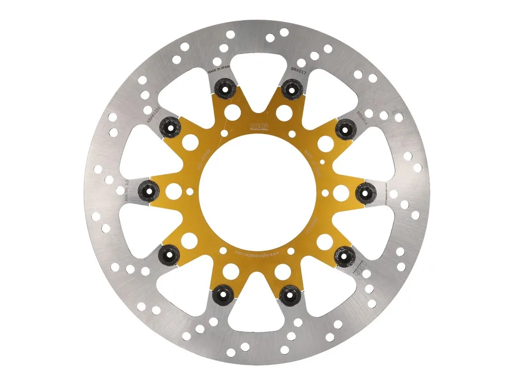 Disque de frein NG flottant avant pour rénovation moto enduro CCM