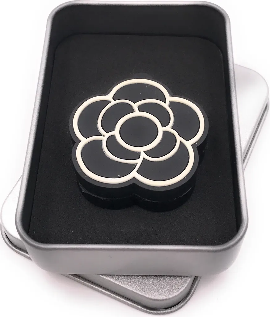 Chiavetta USB 3.0 64GB Onwomania - Design Fiore con Box Alluminio