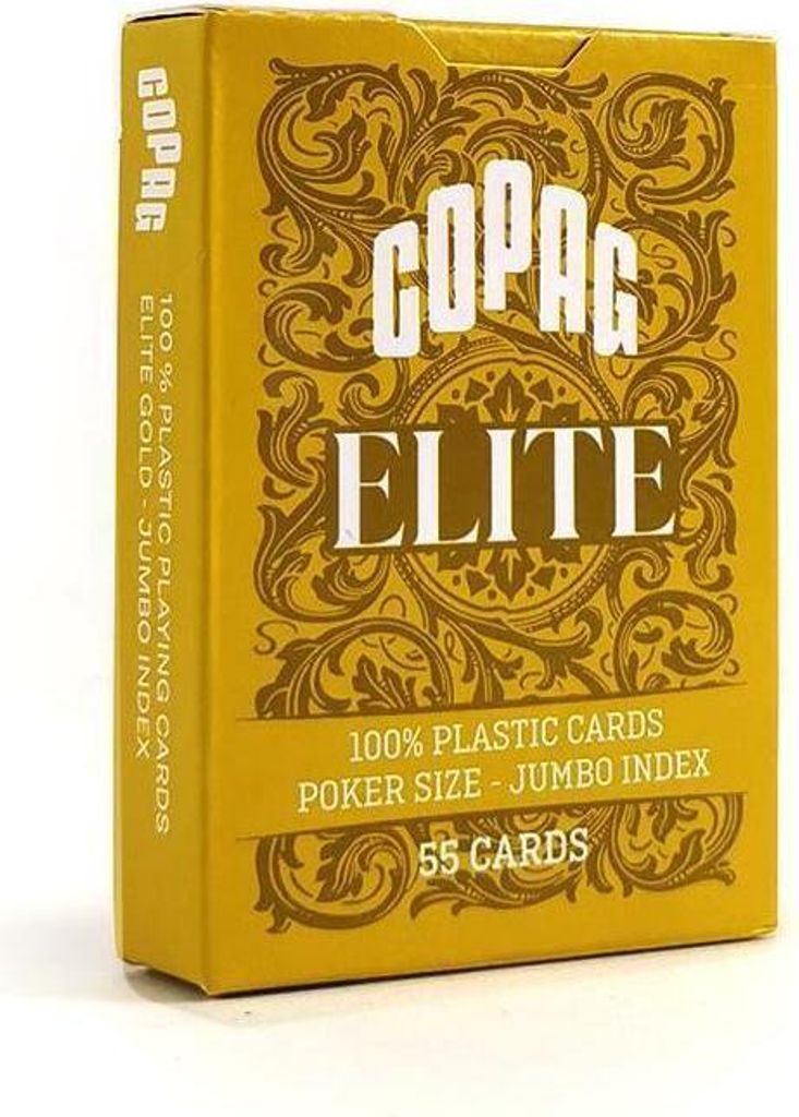 COPAG Elite Jumbo Face Gold - 52 Karten + Joker