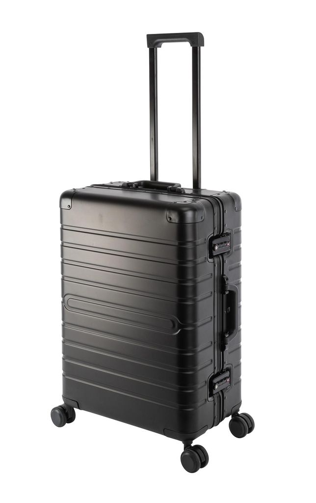 Travelhouse Oslo Alu-Reisekoffer M 65 cm Schwarz – Koffer Produktbild 