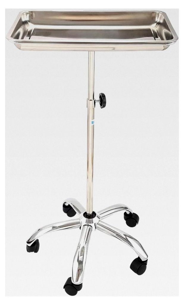 Medizinischer Tablettwagen aus hochwertigem Edelstahl