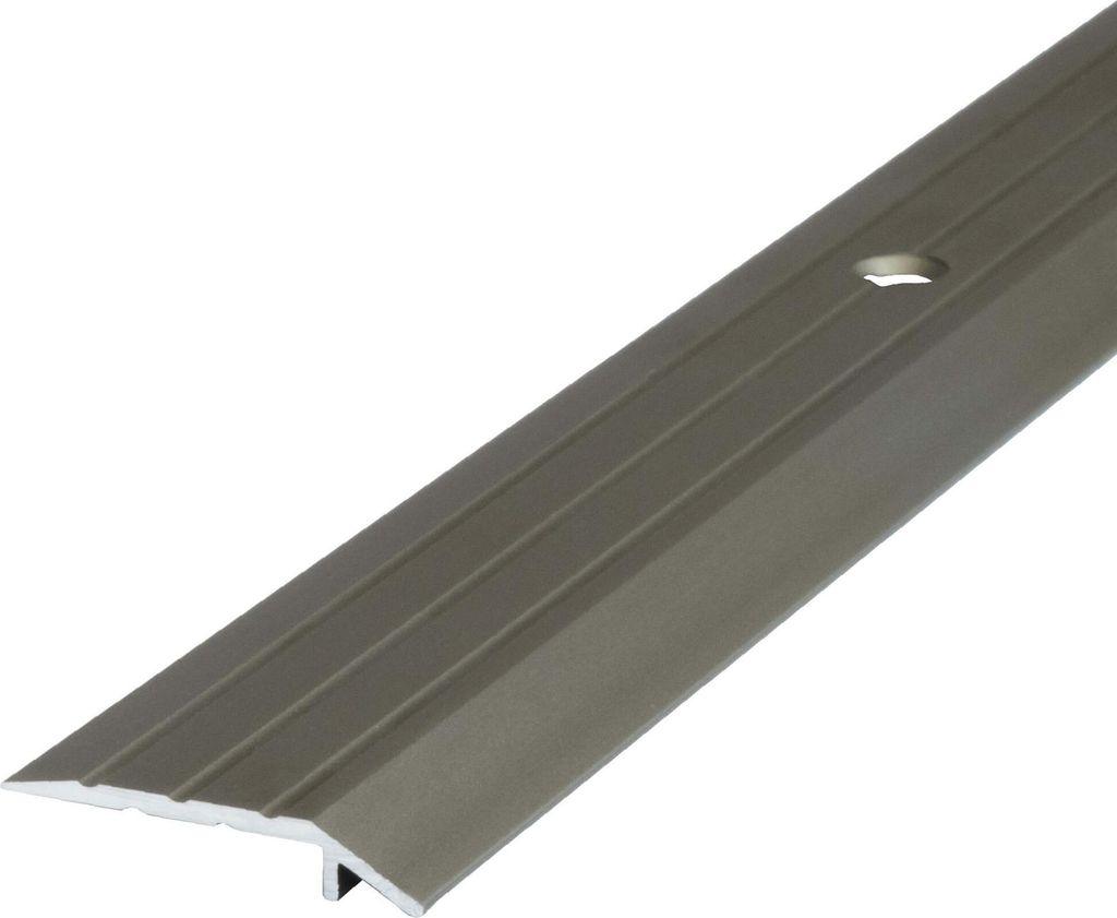 Dalsys Übergangsprofil höhenausgleich 3,5mm 180cm x 30mm zum Schrauben inkl. Befestigungsmaterial, aus Aluminium, Champagner