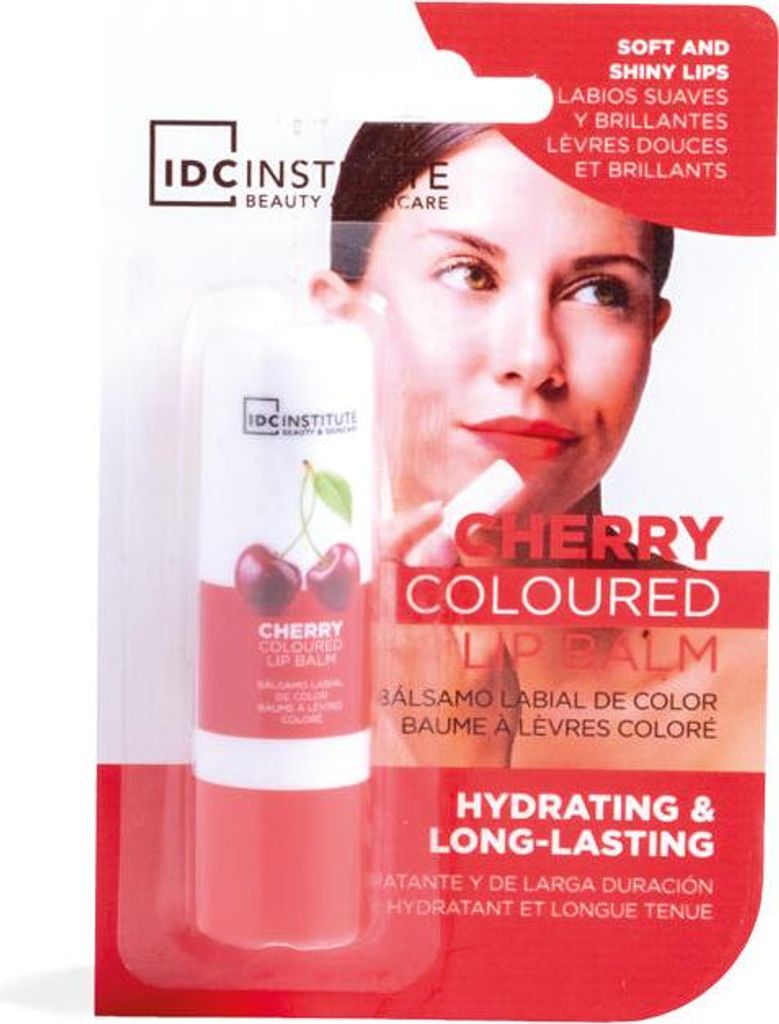 Lippenbalsam - Kirschgeschmack - 4,3 g - Farbiger Lippenbalsam - Glänzend