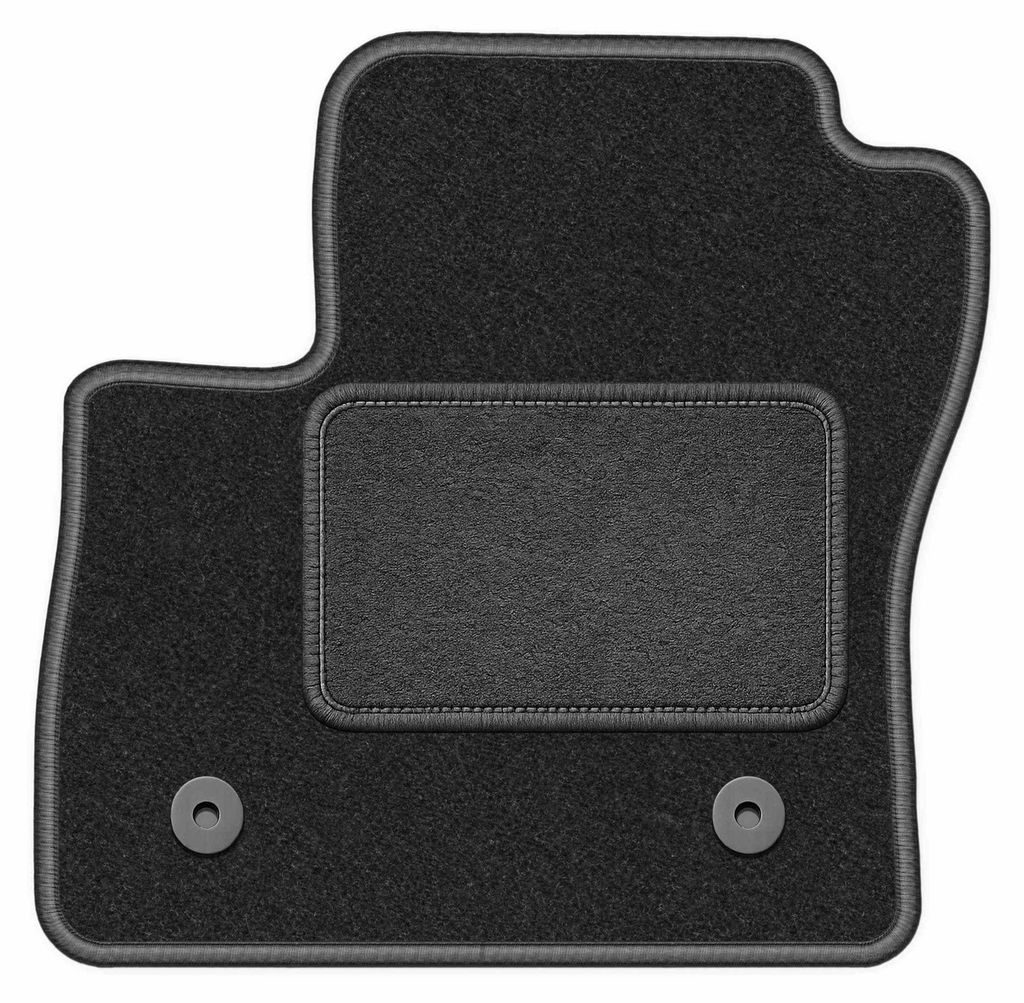 Fahrermatte Velours für Ford C-MAX MK2 2011-2015 (Minivan) – 1-tlg, Graphit, passgenau – Wielganizator LUX