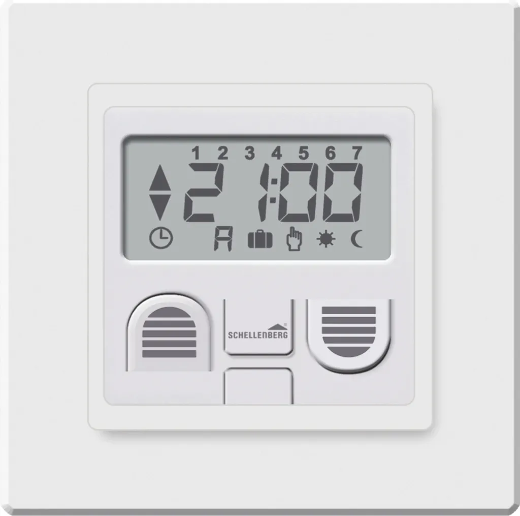 Horloge programmable PLUS Schellenberg 25572 pour volet roulant filaire - 3