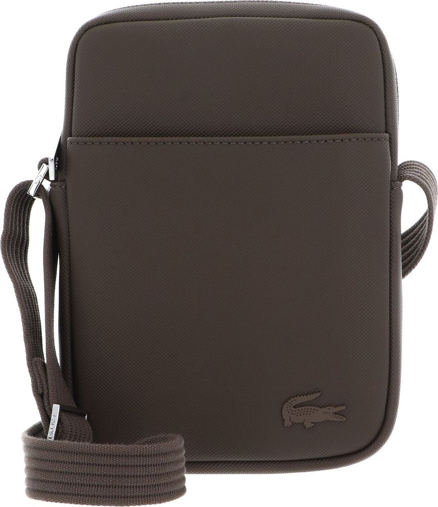 Lacoste Men's Classic Slim vertical Camera Bag - Umhängetasche 21 cm (morel)