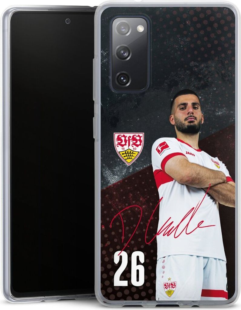 DeinDesign Handyhülle für Samsung Galaxy S20 FE 5G Silikon Hülle Case Smartphone Schutzhülle Offizielles Lizenzprodukt VfB Stuttgart Deniz Undav