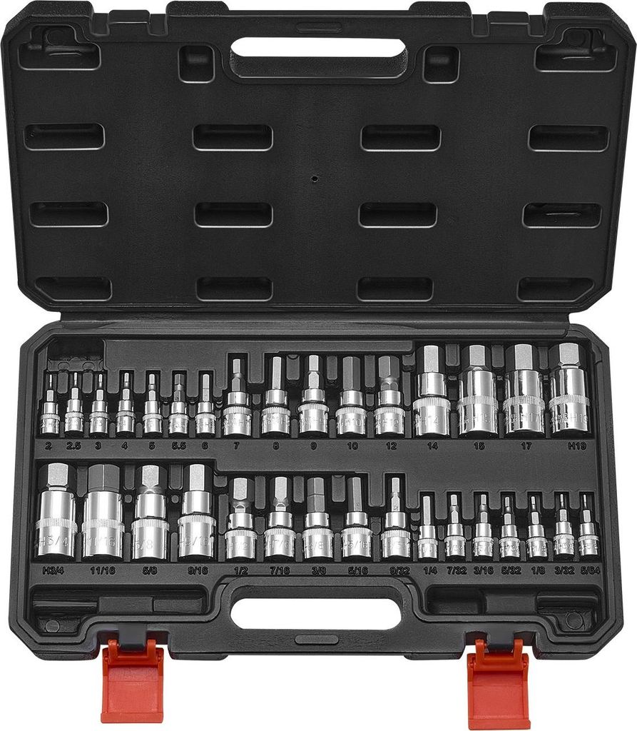 Innensechskant Steckschlüsselsatz - Bit-Stecknuss-Set - Set Produktbild 