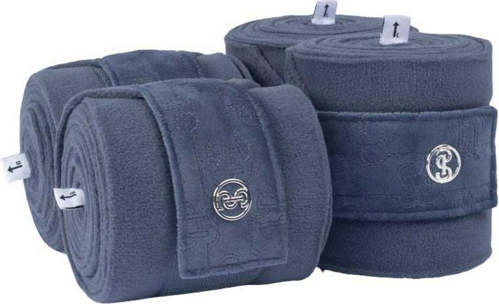 PS of Sweden Bandagen Fleece Samt Monogram HW 2024 Mist Blue One Size