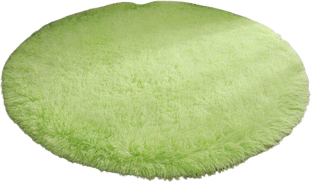 r, runder, flauschiger Teppich für das Schlafzimmer, superweich, verschleißfest, rutschfest, kreisförmiger Teppich