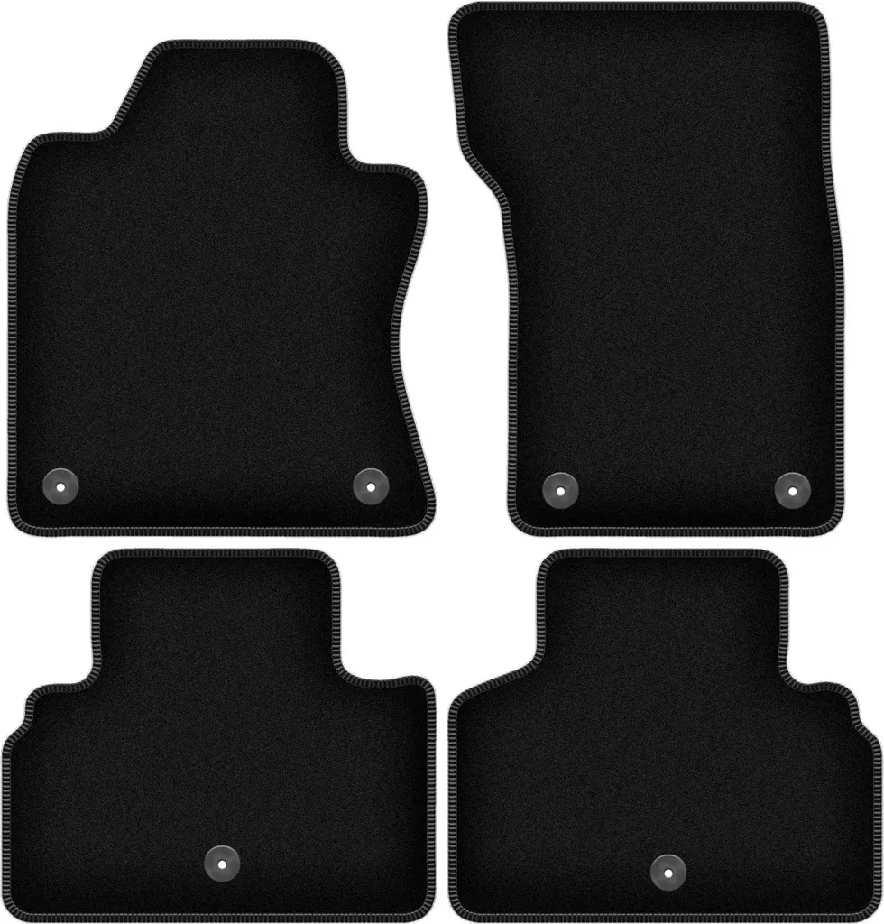 Set Tappetini Premium Velluto Nero Infiniti Q50 (2013-) su Misura