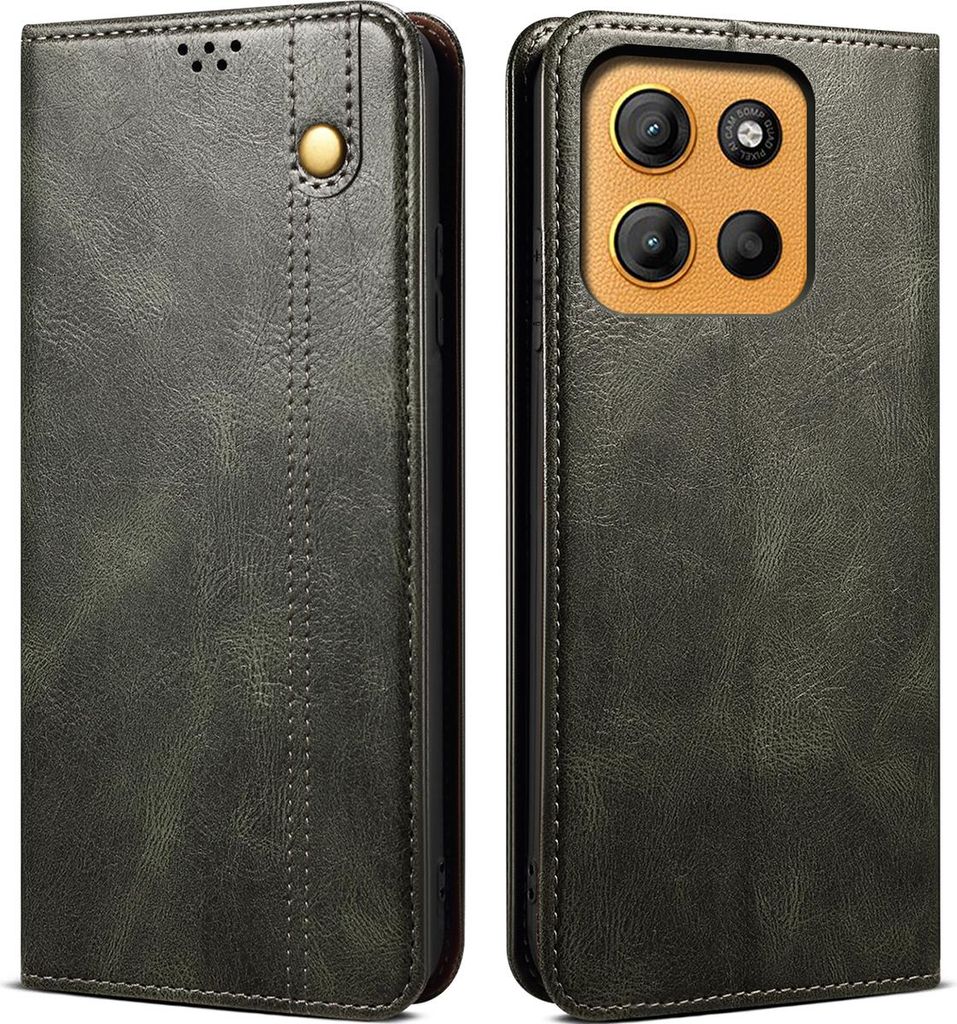 Pouzdro pro Motorola Moto G15 kožené flip pouzdro peněženka Obrázek produktu 