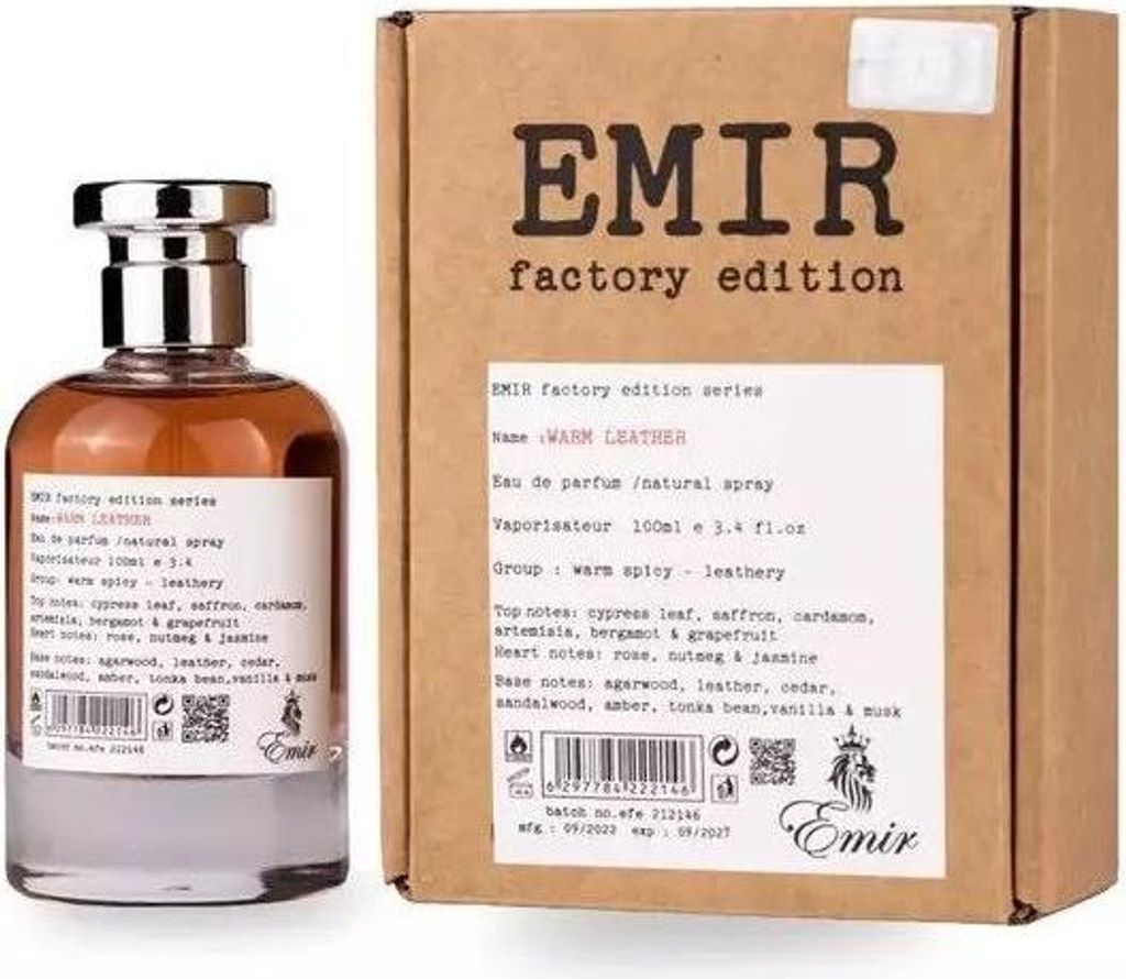 PARIS CORNER Emir Warm Leather Factory Edition EDP 100ml Zdjęcie produktu 