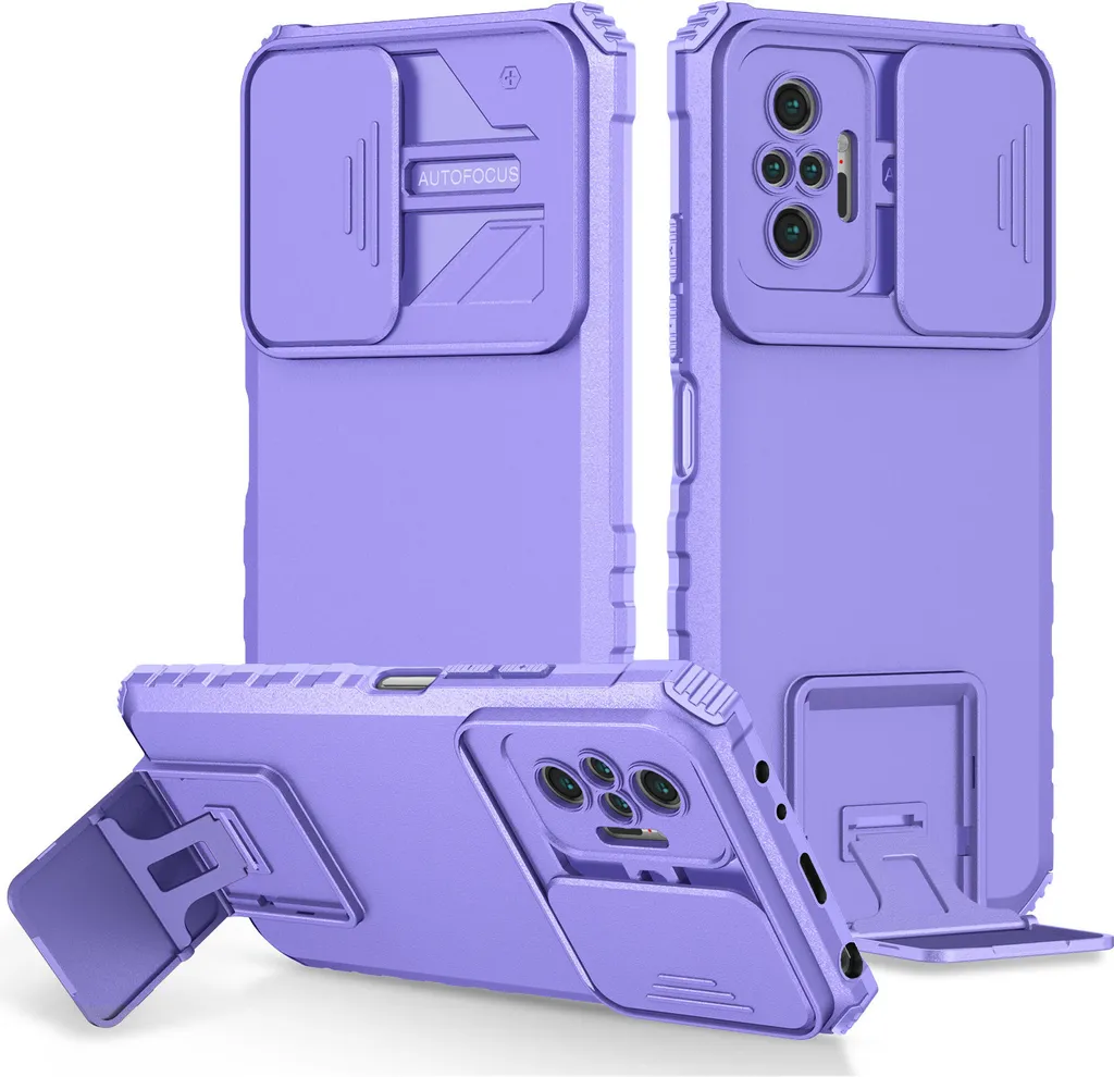 Custodia Elegante Viola per Xiaomi Redmi Note 10 Pro - Robusta e Slim