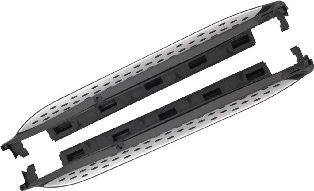 Marchepieds en aluminium pour Mercedes ML et GLE W166 finition chrome
