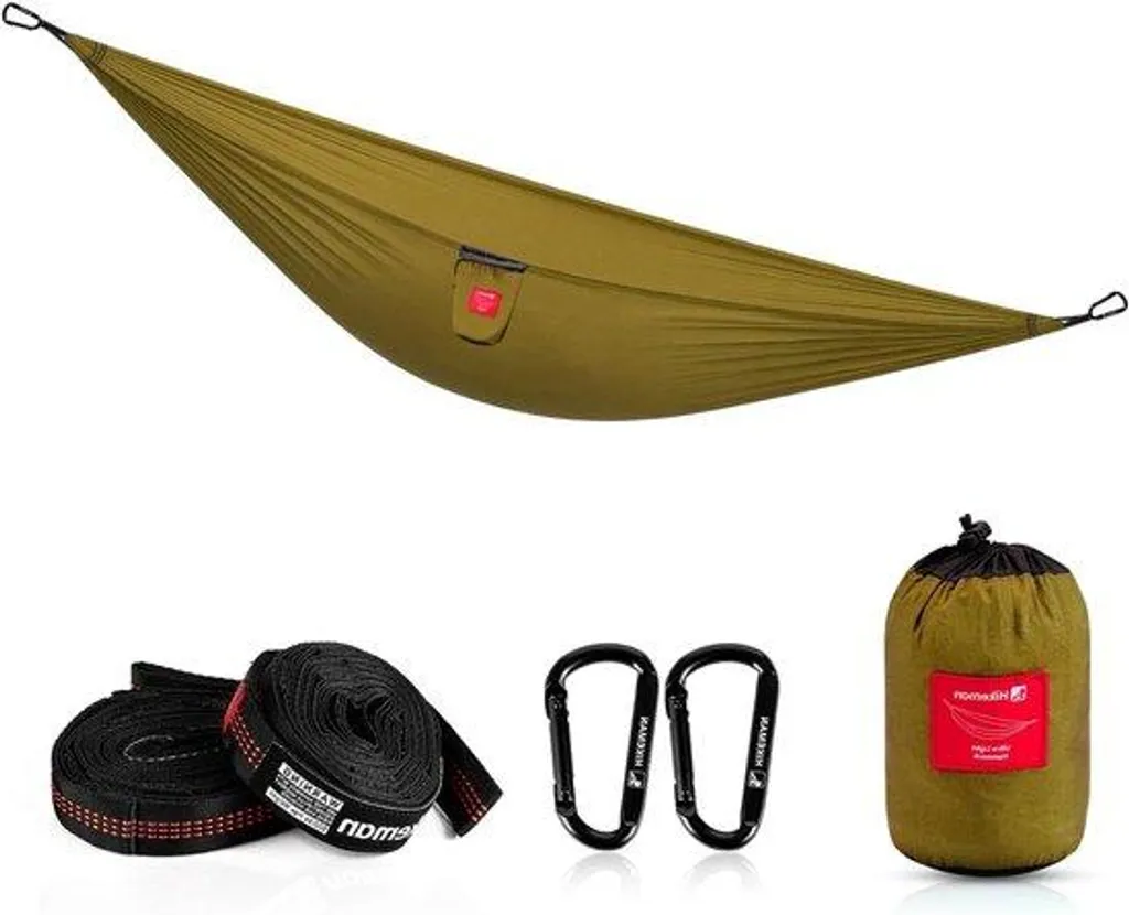 Lit suspendu de randonnée en toile robuste avec kit de fixation