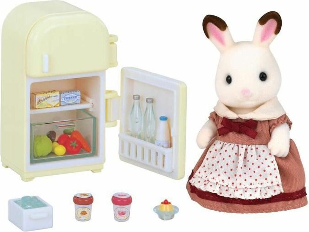 Actionfiguren Sylvanian Families Mom Rabbit Chocolate / Refrigerator